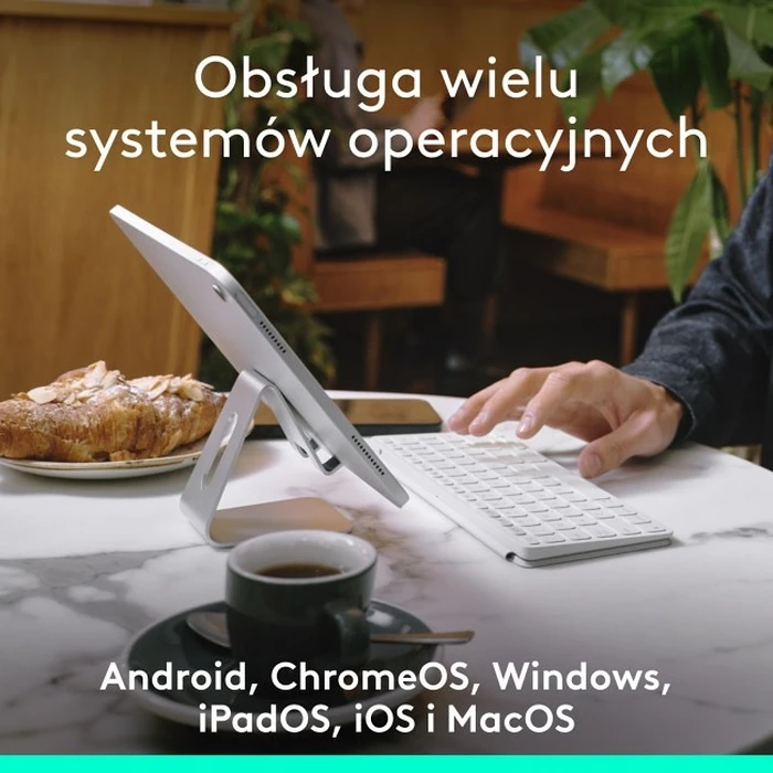 Πληκτρολόγιο Ασύρματο Logitech Keys To Go 2 LightGray