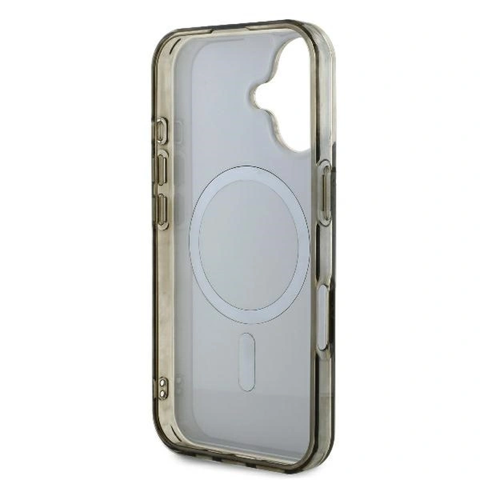 Guess GUHMP16MH4DTEW Apple iPhone 16 Plus hardcase IML 4G Background MagSafe brown