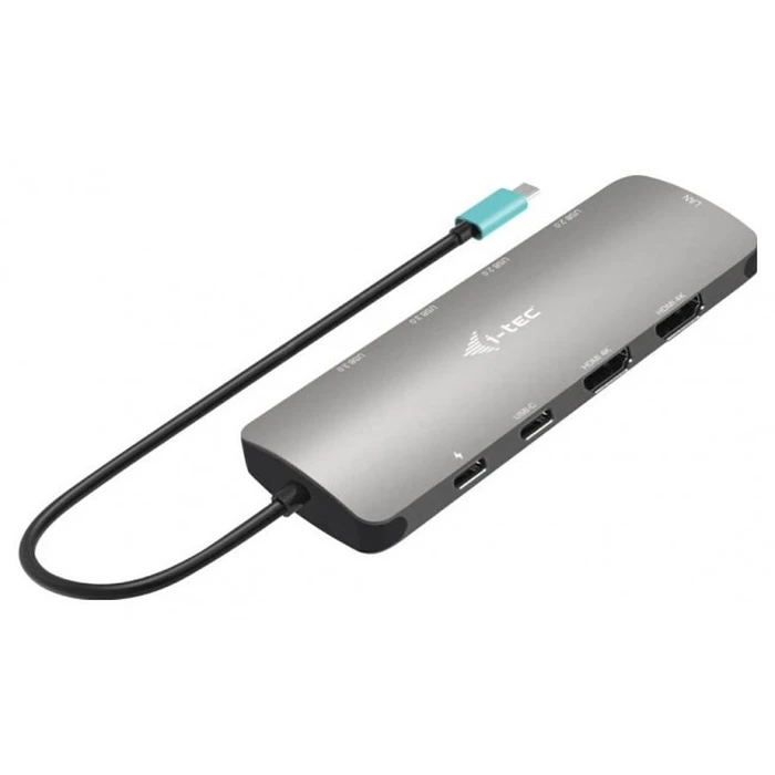 Docking Station i-tec USB-C Metal Nano 2x HDMI LAN 100W + charger 100W