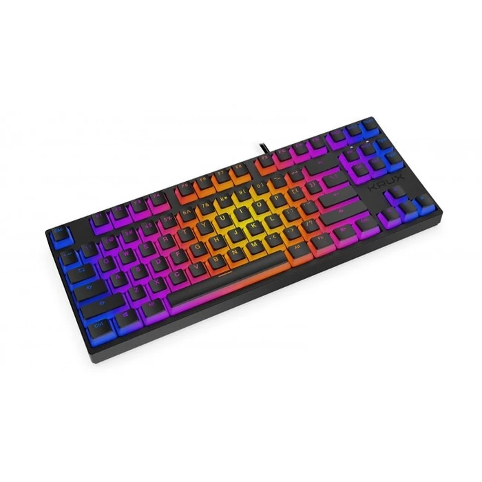 Gaming Πληκτρολόγιο Krux Atax PRO RGB Pudding Outemu Black