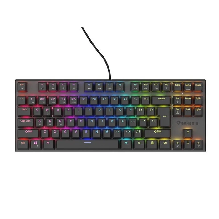 Gaming Πληκτρολόγιο Genesis Thor 303 TKL RGB Black Outemu Peach Silent