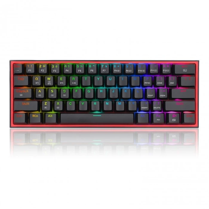 Gaming Πληκτρολόγιο Redragon K616 Fizz PRO Black Red Switch