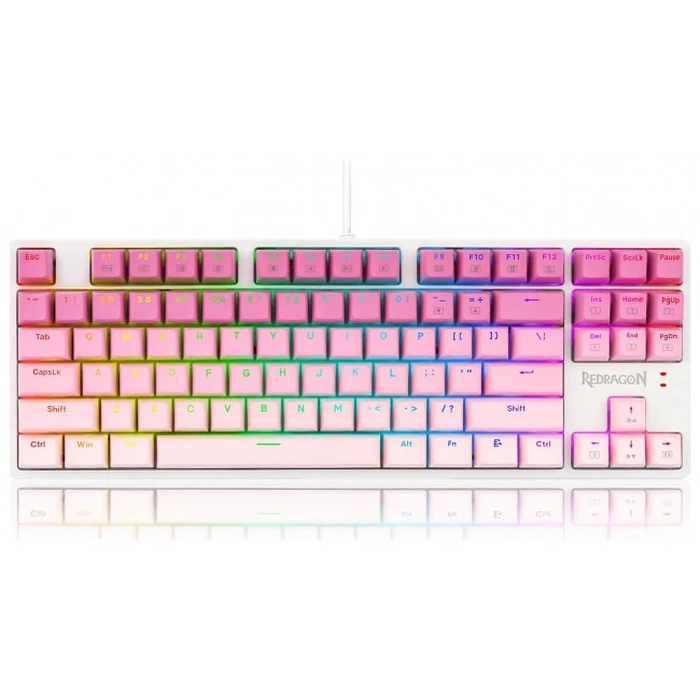 Gaming Πληκτρολόγιο Redragon K645W-GP-RGB Cass White