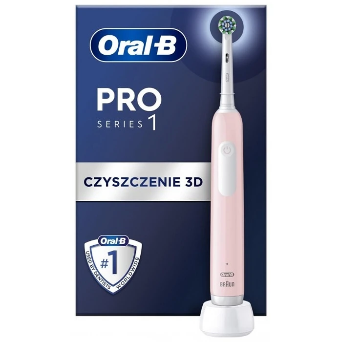 Ηλεκτρική Οδοντόβουρτσα Oral-B Pro 1 Pink Cross Action Pink