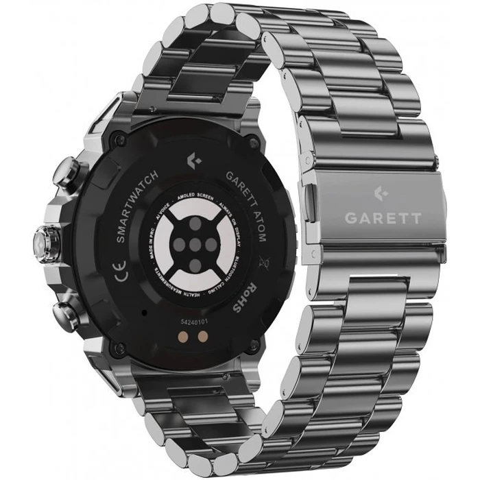 Smartwatch Garett Atom Silver steel