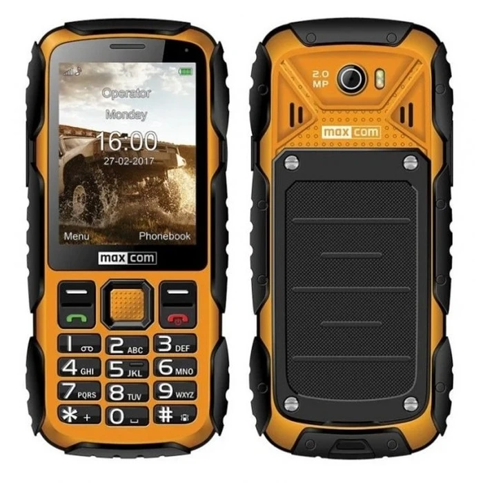 Κινητό Τηλέφωνο Maxcom MM 920 L Yellow (Aγγλικό Menu)