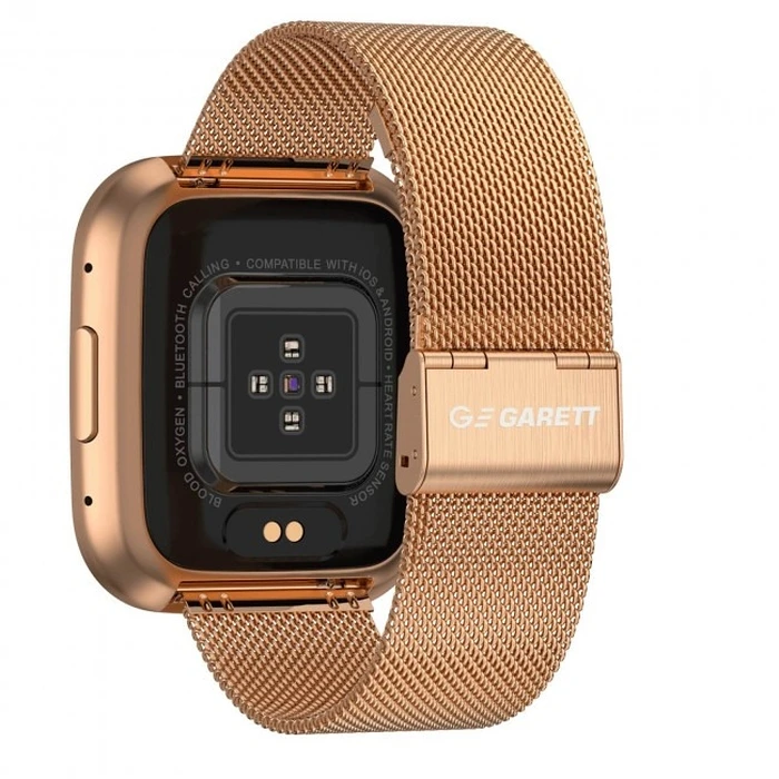 Smartwatch Garett GRC Style Gold steel