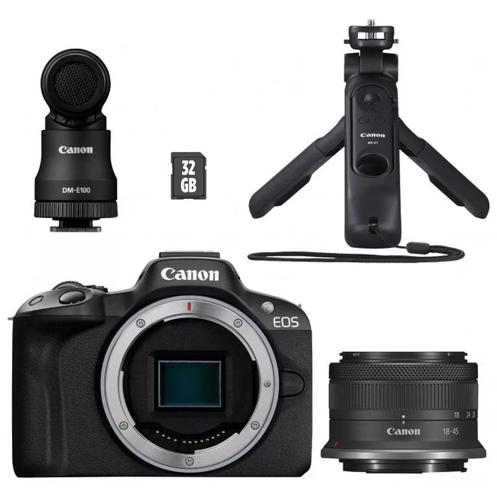 Φωτογραφική Μηχανή Canon EOS R50 + RF-S 18-45 IS STM Creator Kit Black