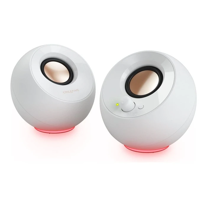 Ηχεία Υπολογιστή Creative Pebble SE RGB Stereo, White