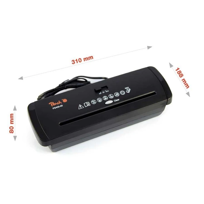 Καταστροφέας Εγγράφων Peach Attachable PS400-00 Black