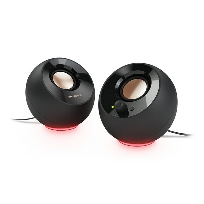 Ηχεία Υπολογιστή Creative Pebble SE RGB Stereo, Black