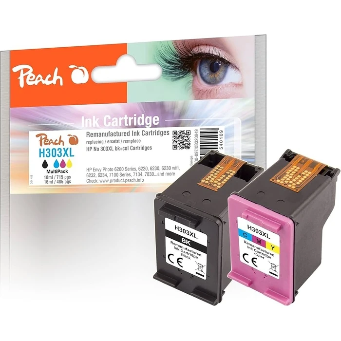 Μελάνι Συμβατό Peach print head HP Nr.303XL MultiPack REM,KOM