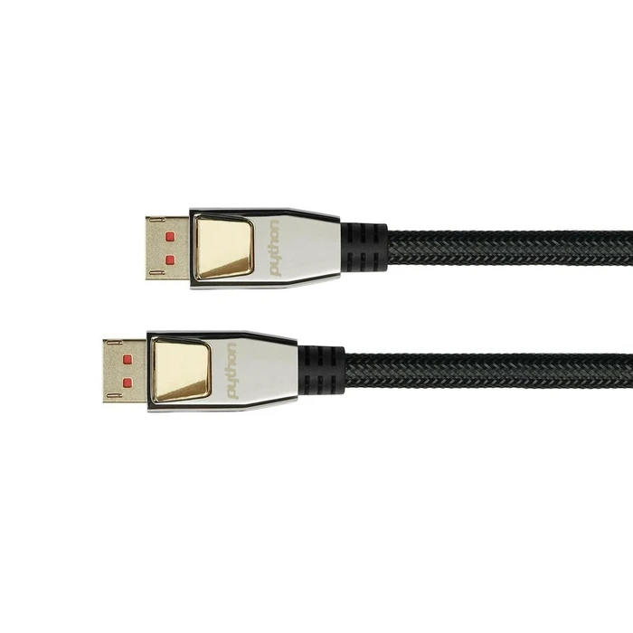 Καλώδιο DisplayPort Python 1.4 nylon braid Black 5m