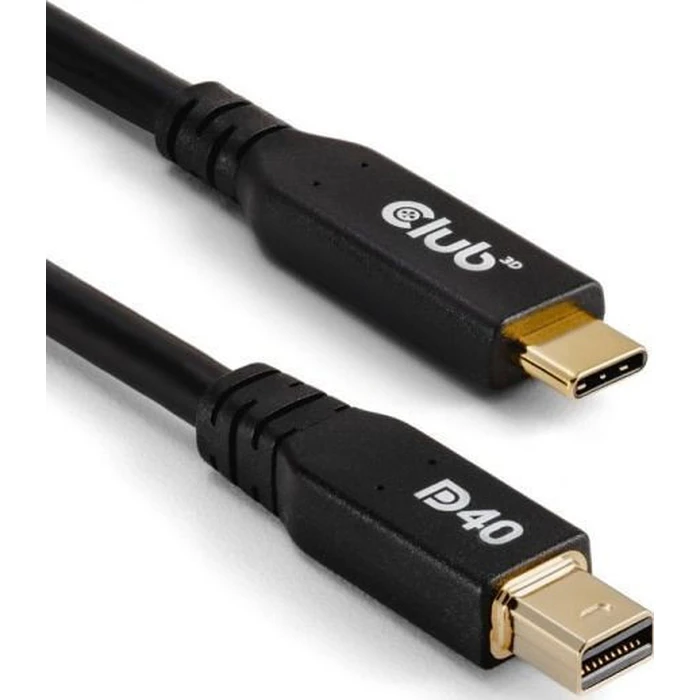 Καλώδιο DisplayPort Club 3D USB Type C <-> MiniDP 2.1 2m 8K30Hz M/M retail