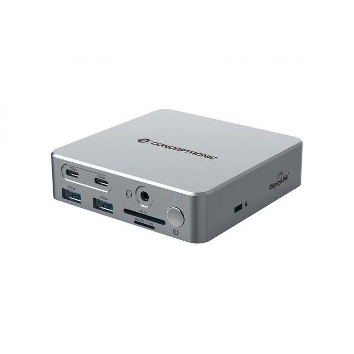 Docking Station Conceptronic Dock USB-C->2xHDMI,2xUSB-C,4xUSB-A,100WPD,+ si