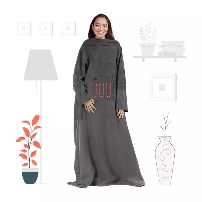 Ηλεκτρική Κουβέρτα Mad Monkey 170 x 140- Heated Blanket Gray