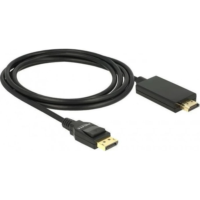 Καλώδιο DisplayPort Delock DP -> HDMI M/M 4K 2.00m Black