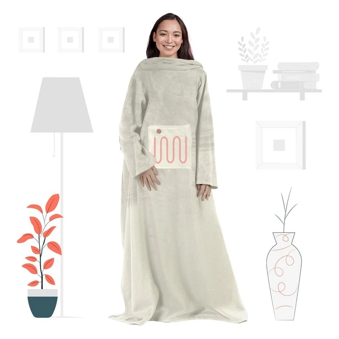 Ηλεκτρική Κουβέρτα Mad Monkey 170 x 140 - Heated Blanket Beige