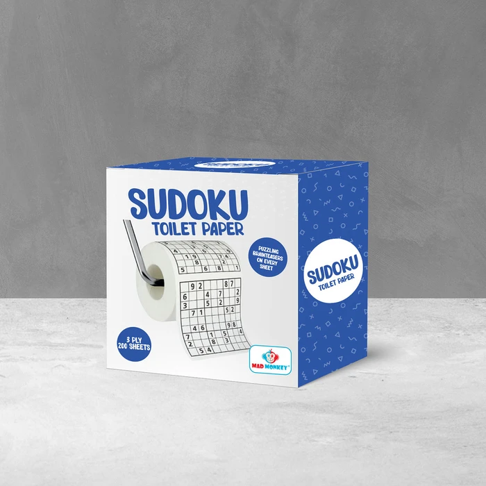 Χαρτιά Υγείας Mad Monkey - Toilettenpapier "Sudoku"