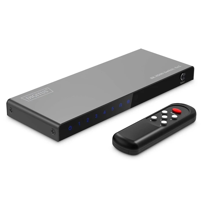 HDMI Switch Digitus 5x1 8K/60Hz HDR, HDCP 2.3