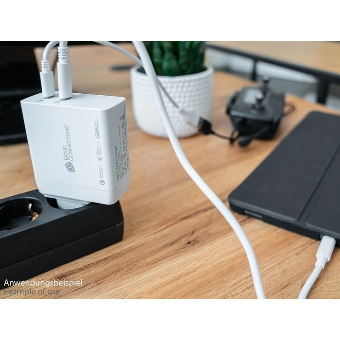 Φορτιστής Πρίζας Good Connections USB-Fast Charger 140W with GaN, 2-Port