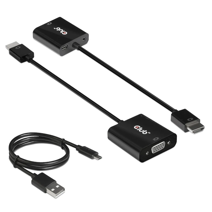 Αντάπτορας HDMI Club 3D 1.4 > VGA (mit Audio) St/Bu retail