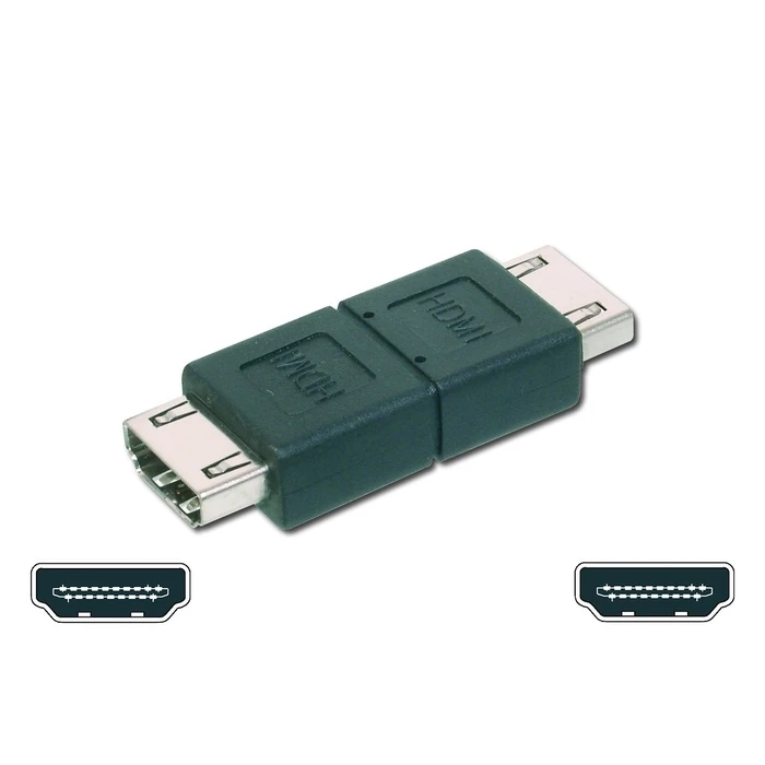 Αντάπτορας HDMI Digitus 4K, 3D capable, Ethernet, Black