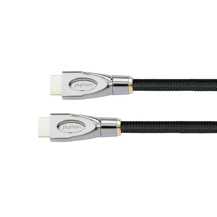 Καλώδιο HDMI Python HDMI« 2.1 8K UHD-2 nylon braid Black 1m