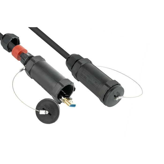 Καλώδιο HDMI Python AOC Hybrid HDMI« 2.0b steel-armored, 5m