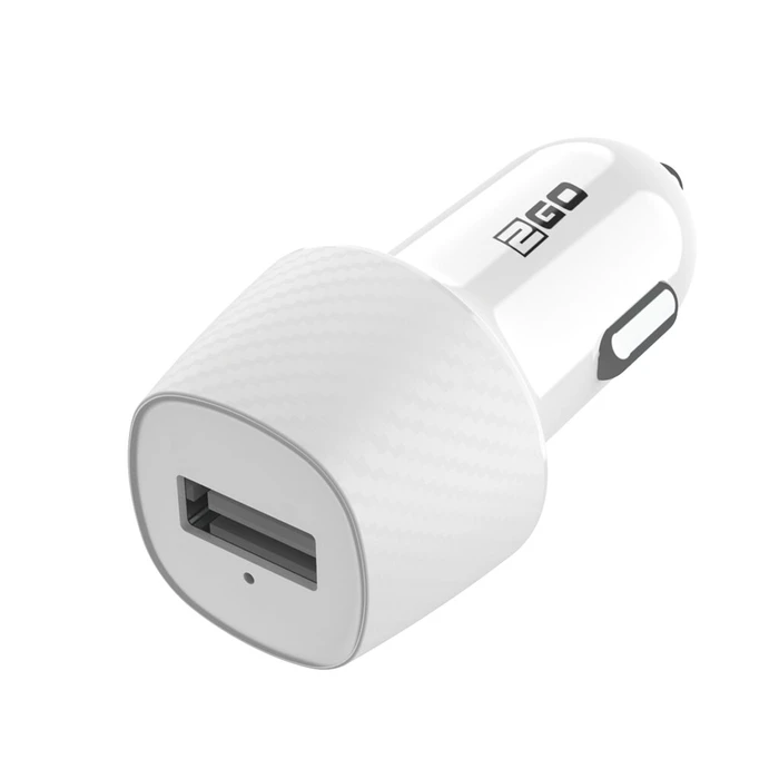 Φορτιστής Αυτοκινήτου 2GO USB Charger 1000mA USB-A - White