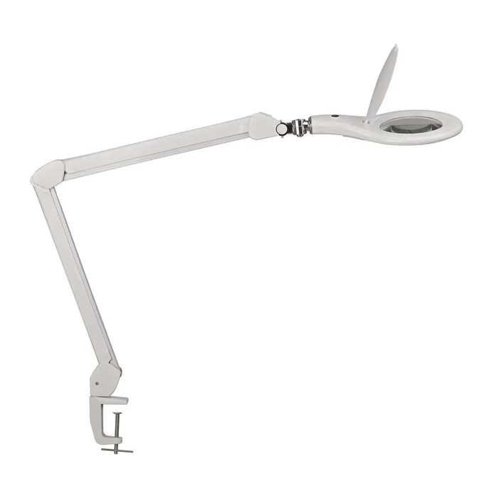 Λάμπα Μεγεθυντικός Maul LED magnifying lamp Makro with clamp White