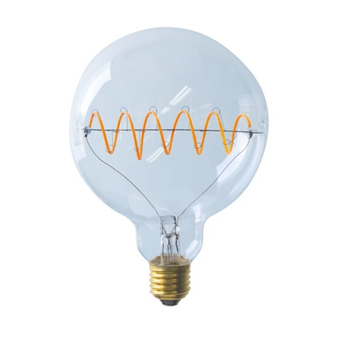 Λάμπα LED Segula Bridge Globe 125 Curved Plus clear E27 6,5W 1900K