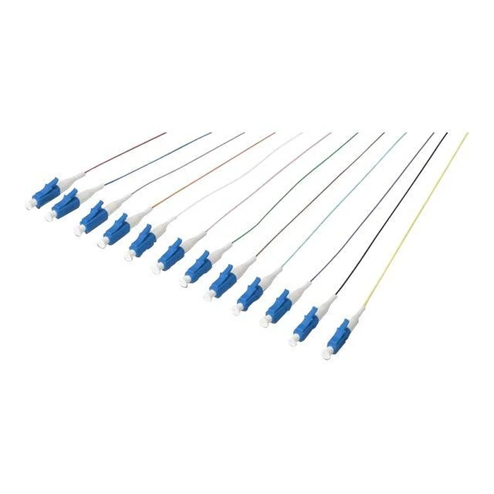 Καλώδιο Οπτικής Ίνας Digitus LWL Pigtails LC simplex OS2 12τμχ 2.00m