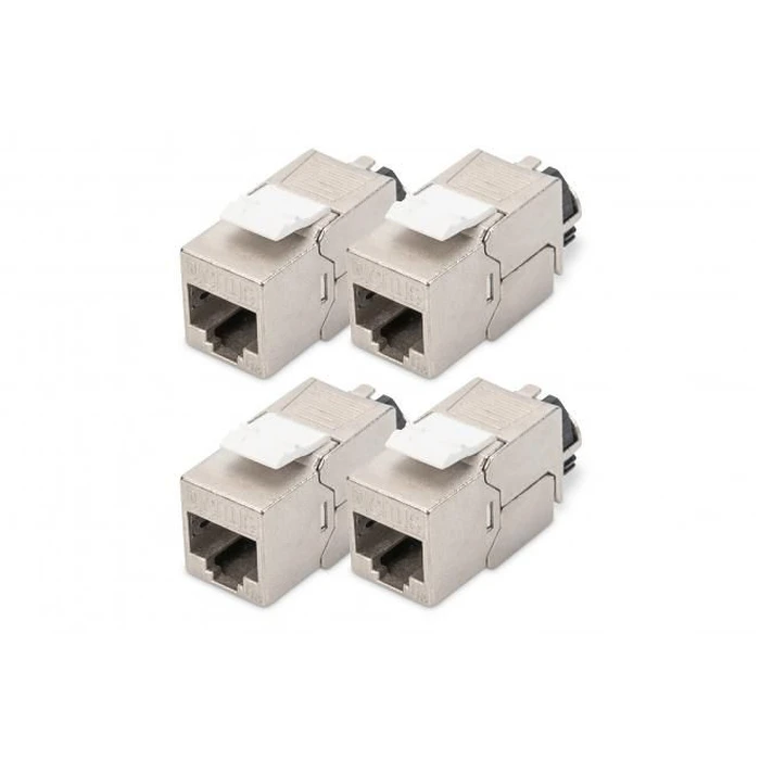 Βύσμα Δικτύου Digitus CAT 6A Keystone Modul shielded with Cablemanager 4pcs.