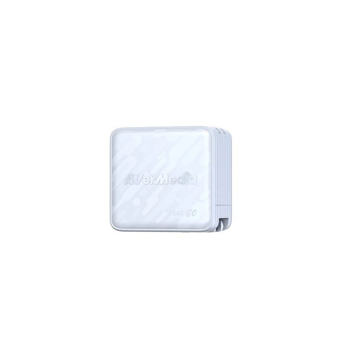 Φορτιστής Πρίζας AVerMedia dock Core GO (GC313) White, 100W GaN, HDMI