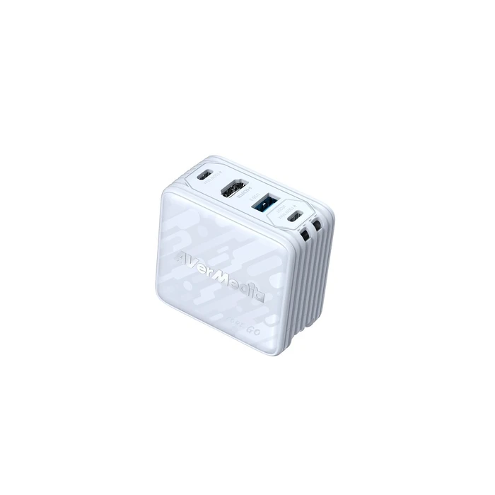 Φορτιστής Πρίζας AVerMedia dock Core GO (GC313) White, 100W GaN, HDMI