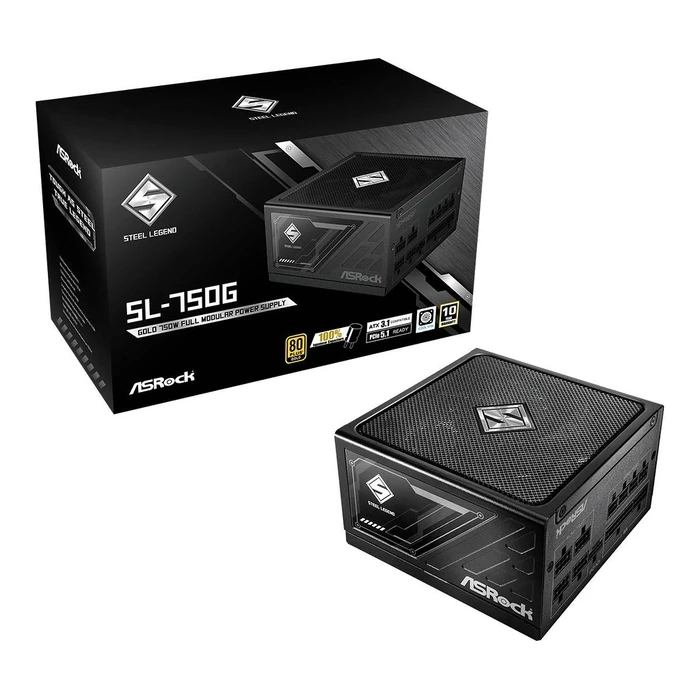 Τροφοδοτικό 750W ASRock Steel Legend SL-750G ATX 80+ Gold BK retail