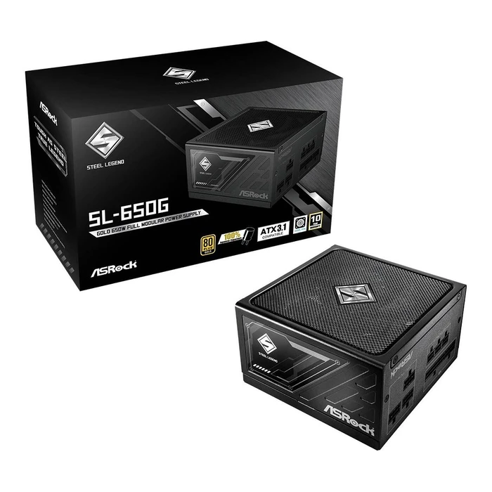 Τροφοδοτικό 650W ASRock Steel Legend SL-650G ATX 80+ Gold BK retail