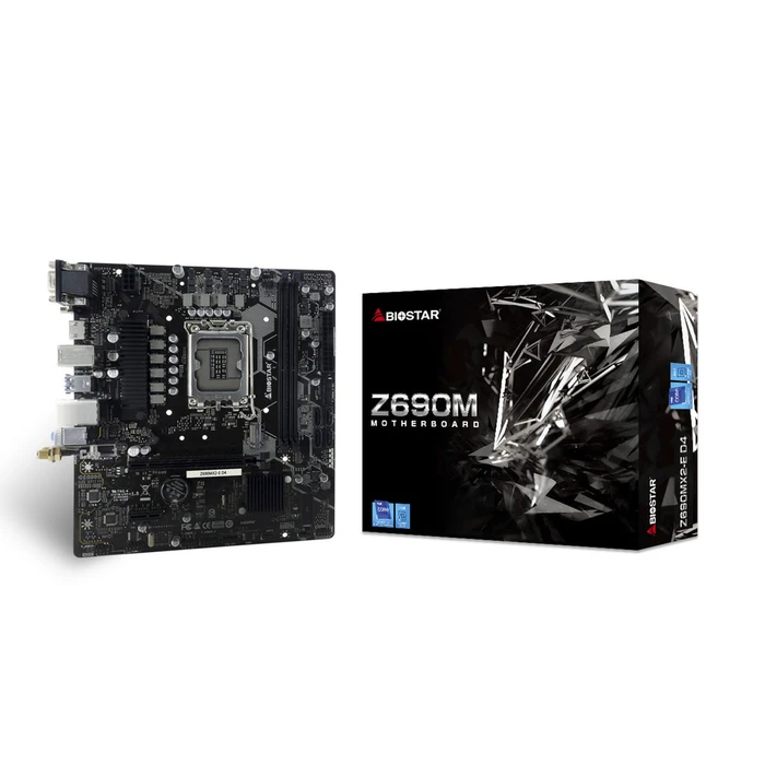 Μητρική Κάρτα Biostar Z690MX2-E D4 (Z690,S1700,mATX,DDR4)