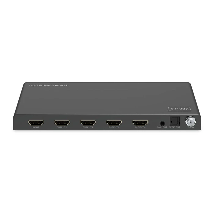HDMI Splitter Digitus 1x4 8K/60Hz Toslink,Stereo,EDID Contr.