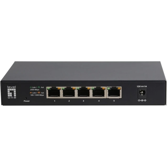 Network Switch LevelOne 5x GE GEU-0525 2.5GbE 100/1000Mbps sw