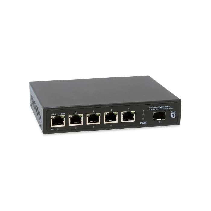Network Switch LevelOne 6x GE GEP-0625 2.5GbE 57W 8xPoE+ sw