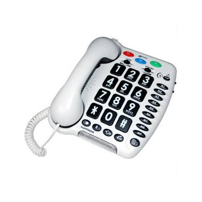 Ενσύρματο Τηλέφωνο Geemarc AmpliPOWER 50 hearing impaired (White)
