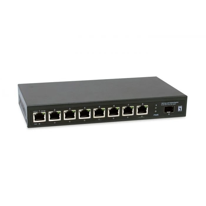 Network Switch LevelOne 9x GE GEP-0925 2.5GbE 108W 8xPoE+ sw