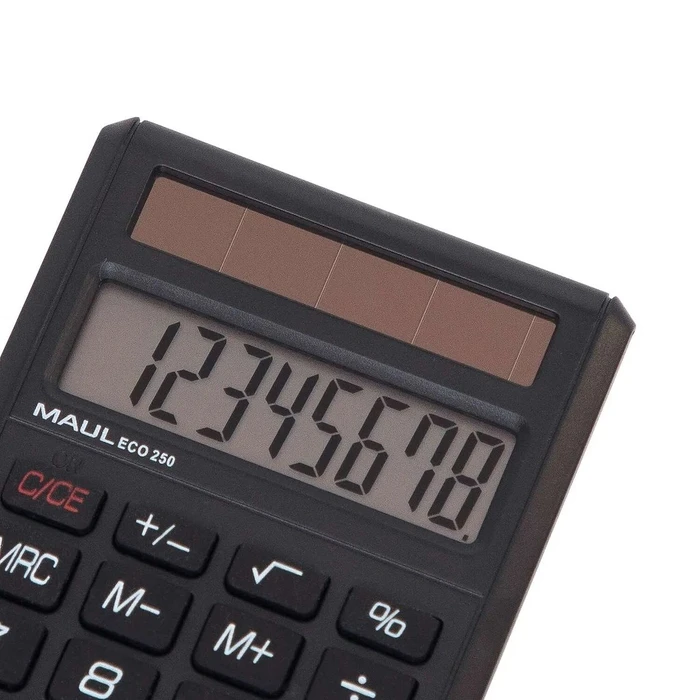 Αριθμομηχανή Maul ECO 250, 8 digits Black