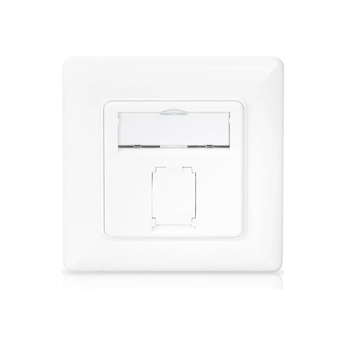 Πρίζα Δικτύου Digitus CAT 6A Class EA shielded 1xRJ45 white