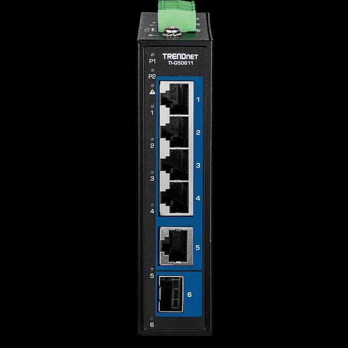 Network Switch Trendnet 6-Port Industr. 2.5G DIN-Rail with 10G Ports
