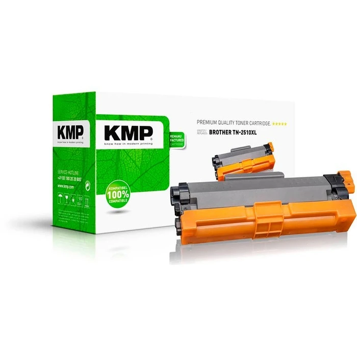 Toner Συμβατό KMP Brother TN2510 Black 1200 S. remanufactured