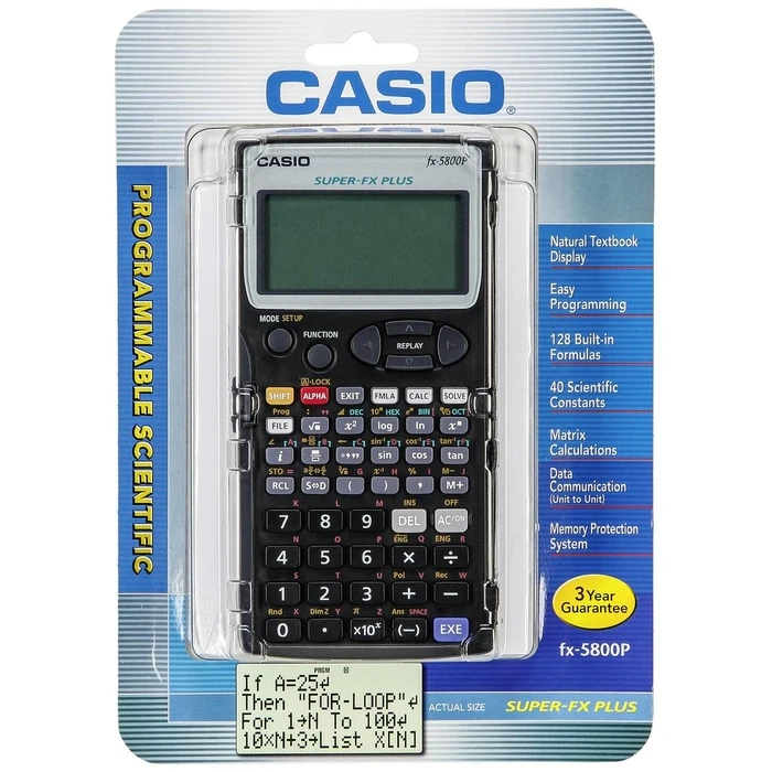 Αριθμομηχανή Casio FX 5800 P