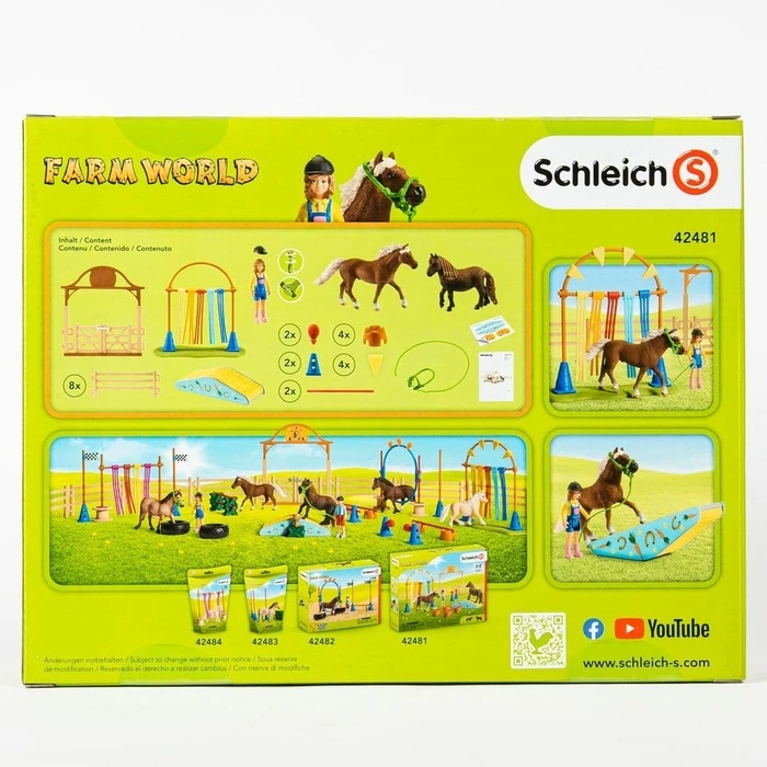 Μινιατούρα Schleich Farm World 42481 Pony Agility Training